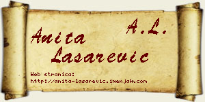 Anita Lašarević vizit kartica
